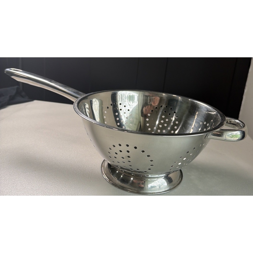 Stainless Steal‎ Kitchen Noodle Strainer With Handle